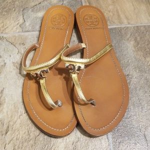 Tory Burch Bloom Logo Sandals